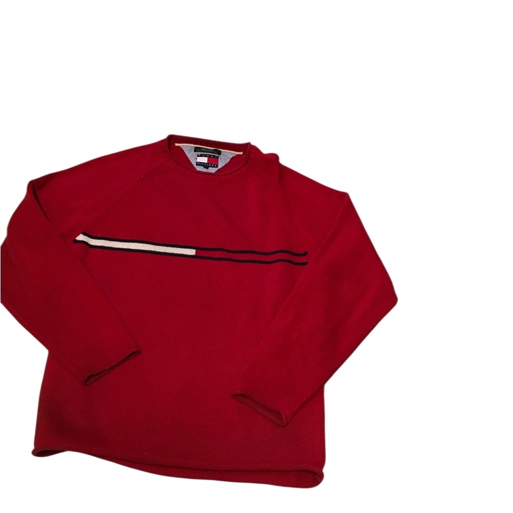 Tommy Hilfiger Rolled pullover Size large red men’s sweater